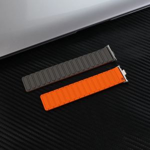 Jansin | Magnetic Silicone Strap For Xiaomi Miband 10 Pro/Mi Band 9 Pro/8 Pro Sports Bracelet For Redmi Watch 6 5 4 Replacement Wristband