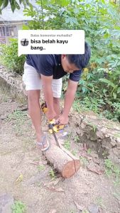 KEELAT KEC009 12 Cordless Brushless Chainsaw Battery Electric Chain Saw Pruning Saw Cutter