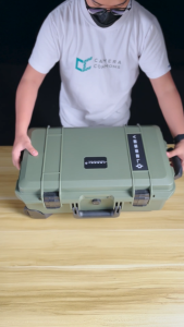 VESSEL CC1 Trolley Hard Case Camera Photography Equipment Case with Wheels (Black)