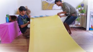 sarung kasur busa resleting motif polos embos premium halus tebal LP