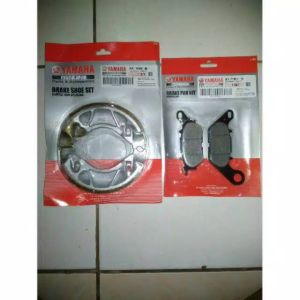 kampas rem depan belakang vxion byson mio smile mio soul fino nouvo jupiter zr vega r mio j 5mx -3c1