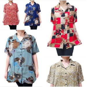 Baju Nenek Grandma Big Size Shirt.