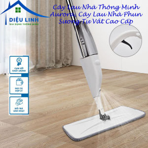 Cây Lau Nhà Phun Sương Aurora Chổi Lau Nhà Thông Minh Đa Năng Bền Bỉ Kèm Bình Xịt Nước 350ml Tiện Dụng Tramanhshop