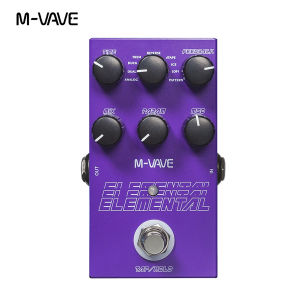 M-vave Elemental Digital Delay Pedal Delay Guitar Pedal Support for TAP and HOLD Mode 9 Different Delay Effects