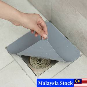 [Malaysia Stock] Silicone Floor Drain Deodorant Pad Kitchen Sink Strainer Toilet Pad Bathroom Anti Odor Sewer Deodorant Cover Water Stoppe