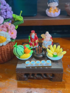 Combo bàn thờ Thần Tài Thổ Địa 4.5cm
