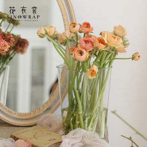 Acrylic High Transparent Flower Vase Durable Floral Supplies Professional Revitalizing Flower Home Decoration Arrangement