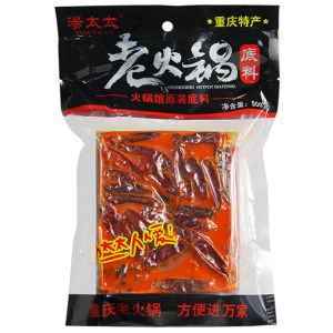 Authentic Chongqing Handmade Spicy Hot Pot Base Material 500g Genuine Sichuan Specialty Commercial Quality Household Pack