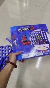 Bandai | Trò Chơi Connect 4 - Trò Chơi Chiến Thuật Kinh Điển Dành Cho 2 Người Chơi Dành Cho Trẻ Em Từ 6 Tuổi Trở Lên Trò Chơi Vận Động Ngoài Trời