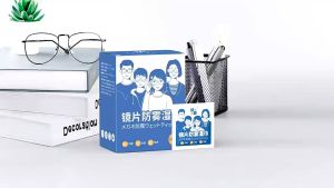 100pcs Disposable Anti Fog Wipes for Eye Glasses Eyeglasses Cloth Wipes Lens Cleaning Cloth Wet Wipe Screen Remove Dust