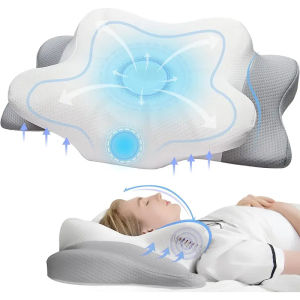 Odorless Orthopedic Pillow For Neck And Shoulder Pain Memory Foam Neck Pillow Ergonomic Sleeping Cervical Pillow