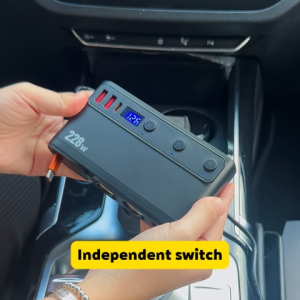 ที่ชาร์จแบตในรถยนต์  9 พอร์ต 228W ชาร์จเร็วเป็นพิเศษ เครื่องชาร์จในรถยนต์แบบ PD เร็ว USB-C สำหรับอุปกรณ์หลายเครื่อง สายเคเบิล Type-C