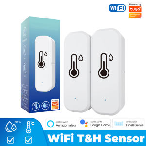 Tuya ZigBee Temperature And Humidity Sensor Smart Home Indoor Hygrometer Controller Works With Smart Life APP Alexa Google