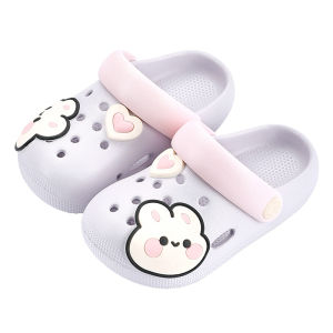 Cheerful Mario | Summer Girls Clog Slippers For Home and Bath