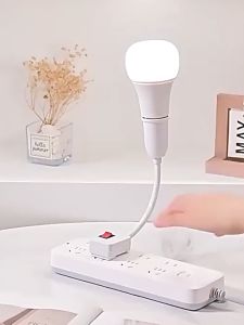 Fitting Over Flexible E27 Steker Fitting Lampu Panjang/Fitting Fleksibel