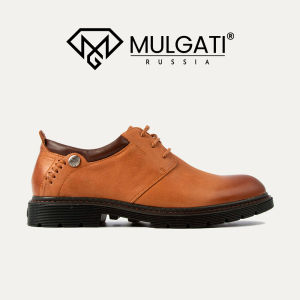 Giày da nam MULGATI Comfort buộc dây da trơn - NW80667