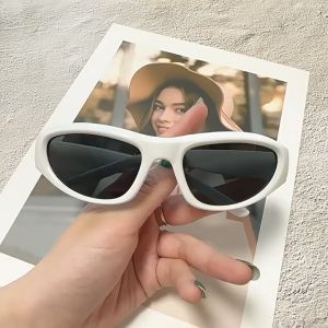 Y2K Star Glasses New Personality Hot Girl Sunglasses Retro Cat Eye Sunglasses