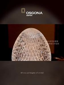 OsgonA | Crystal Look High Aesthetics Bedside Ambiance Decorative Lamp