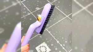 2 in 1 Multifunctional 360 Degree Rotating Crevice Brush Bathroom Dead End Floor Window Cleaning Brush