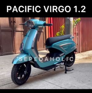 Sepeda Motor Listrik PACIFIC VIRGO 1.2 Electric E Bike 1200 Watt Double Disc Brakes