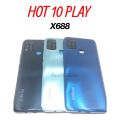 BackDoor Casing Infinix HOT 10 PLAY X688 X688B X688C - Cassing Kesing Body Belakang Back Door Cover Tutup Baterai HP Infinix HOT 10 PLAY ORI. 