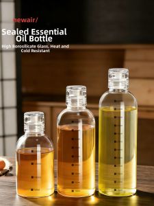 Oil Storage Bottle Non-drip Airtight Glass