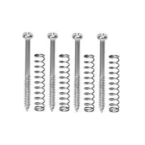 4Set Electric Guitar Bass Pickup Height Adjusting Screws with spring M3*35