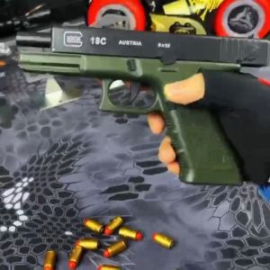 Toy Gun Continuous Shooting Toy for Kids Shell Ejection  Soft  Bullet Gun Toys Scientific Model