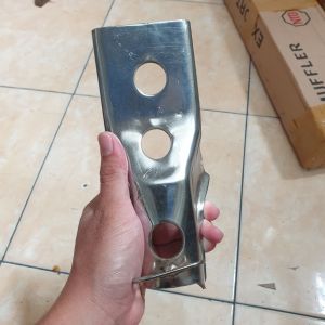 Pangkon Mesin Tiger Crome Dudukan Mesin Tiger Krom Breket Mesin Bagian Depan Honda Tiger Revo Crome