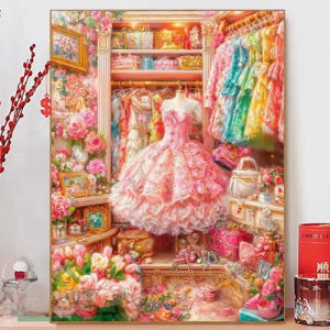 BILIBILI | 500 1000 1200 2000pcs Jigsaw Puzzle Cartoon Anime Princess Closet Model For Home Bedroom Decor Brain Teaser Family Game Gift