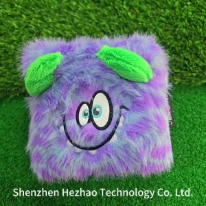 PGM | Cute Purple Monster Golf Mallet Putter Cover Magnetic Closure Plush Soft for Square Mallet Putters Wholesale