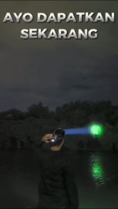 Senter Kepala 120 Watt PREMIUM Tahan 15 Jam & Power Bank Headlamp 5 Mode Cahaya