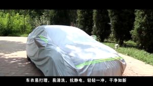 พร้อมส่ง !!! ผ้าคลุมรถยนต์  ผ้าคลุมรถ อย่างหนา แถมฟรี ถุงผ้า PVC ​กันรังสี UV กันฝน กันน้ำ100% (เลือกไซต์ S M L XXL)