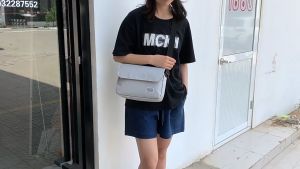 1807 ( READY STOCK ) CANVAS BAG KOREA EU FASHION HOUSE