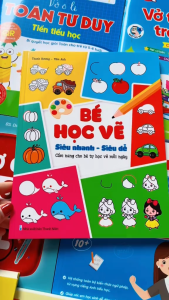 Sách Bé Học Vẽ Siêu Nhanh Siêu Dễ Cẩm Nang Cho Bé Tự Học Vẽ Mỗi Ngày