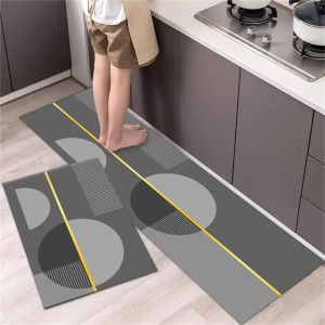 VIKAMA Kitchen Rug- Simple Style Quick To Absorb Water Easy To Dry And Clean Suitable For Bathroom Floor Mats And Home Decor