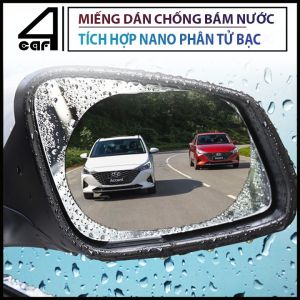 [Combo 4 miếng] miếng dán gương ô tô dán kính ô tô chống mưa  dán kính ô tô - Combo 4 miếng dán gương kính chống nước cho ô tô miếng dán chống nước cho ô tô cao cấp dán chống đọng nước mưa chất liệu nano