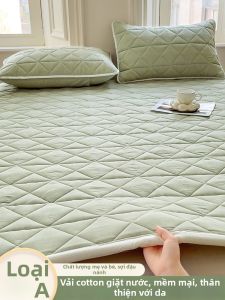 Đệm Giường Bằng Sợi Bông Đậu Nành Dày Có Thể Giặt