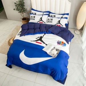 Sporty Basketball Shoe Style Bedding Set Dormitory Three-Piece Student Four-Piece Suite Los Angeles Lakers James Kobe Theme
