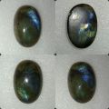 Batu Natural Labradorite Labrador Jumbo Dimensi 30x20x9 mm Loostone Lepasan. 