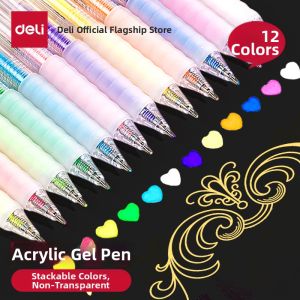 deli | Non-see-through Color Stacking Markers