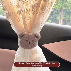 HUAYUQIANYU | Car Sun Shade Curtain Track Rail Baby Window Lace Embroidery Cotton Linen Fabric