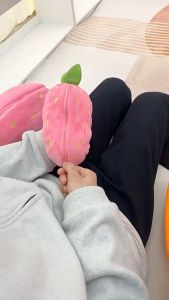 25-48CM Cute Transform Strawberry Rabbit Doll Plush Toy Carrot Rabbit Small Fruit Doll Bunny Stuffed Animal Patung Dolls Toys Gifts