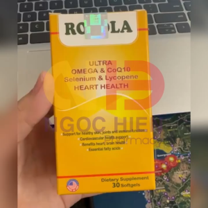 Viên uống Dầu cá Rofola - Hỗ trợ bảo vệ mắt khỏi thoái hóa võng mạc cải thiện các bệnh về mắt (30v)