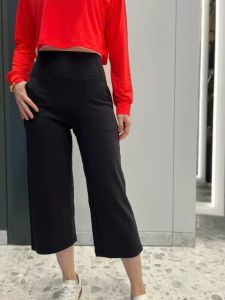 High Waist Wide Leg Straight Yoga Pants Soft Comfortable Breathable Quick Dry Moisture Wicking High Elasticity Slimming Yoga Long Trousers