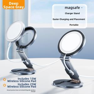 Xuenair | Magnetic Foldable Adjustable Wireless Charging Dock for iPhone and Tablet Portable Multi-function