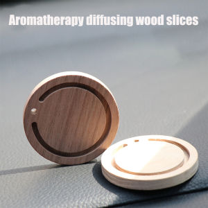 เครื่องกระจายน้ำหอมติดรถยนต์จี้น้ำมันหอมระเหยตู้เสื้อผ้าสีดำวอลนัทเครื่องกระจายระบายอากาศที่มีอายุการใช้งานยาวนาน