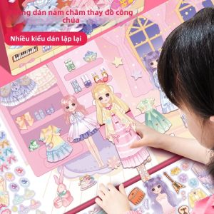TAOZIAWA | Sách Nhãn Dán Từ Tính Trang Phục Công Chúa