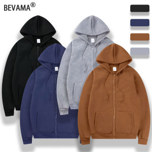 Spring Autumn Mens Sweatshirts Long Sleeve Jacket Hoodie Full Zip Pocket Outdoor Daily  Basic Casual Sweatshirts Outerwear