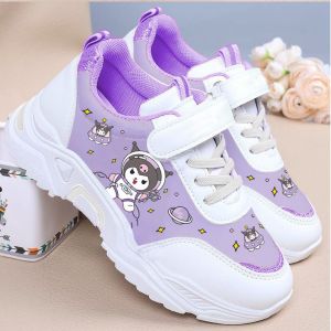 Sepatu Sneakers Anak Perempuan Import Karakter Gaya Korean Style Motif Kartun Kiromi Kuromi Lucu Terlaris